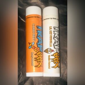 TRAPSTIX Lip Balm Cardi Bees and Lil Uzi Vernilla NWT
